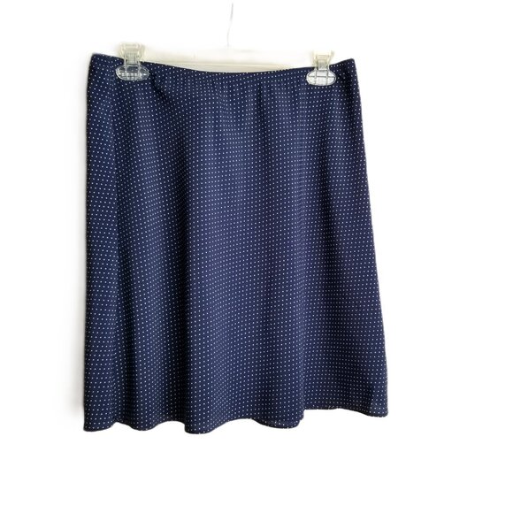 Suits Us Navy Polka Dot Blazer Skirt Suit Set Size 9/10 Professional Y2K Preppy - Picture 12 of 15
